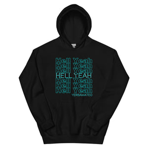 Open image in slideshow, Neon Hell Yeah Hoodie
